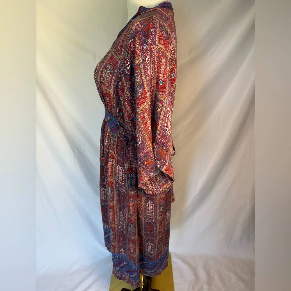 Anthropologie Tiny Omina Kimono Dress Boho Festival Sz Medium - Picture 5 of 10